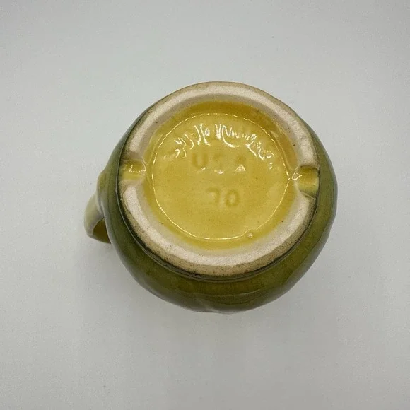 Vintage Shawnee Corn King # 70 Farmhouse Green Yellow USA Pottery MCM - Picture 4 of 4